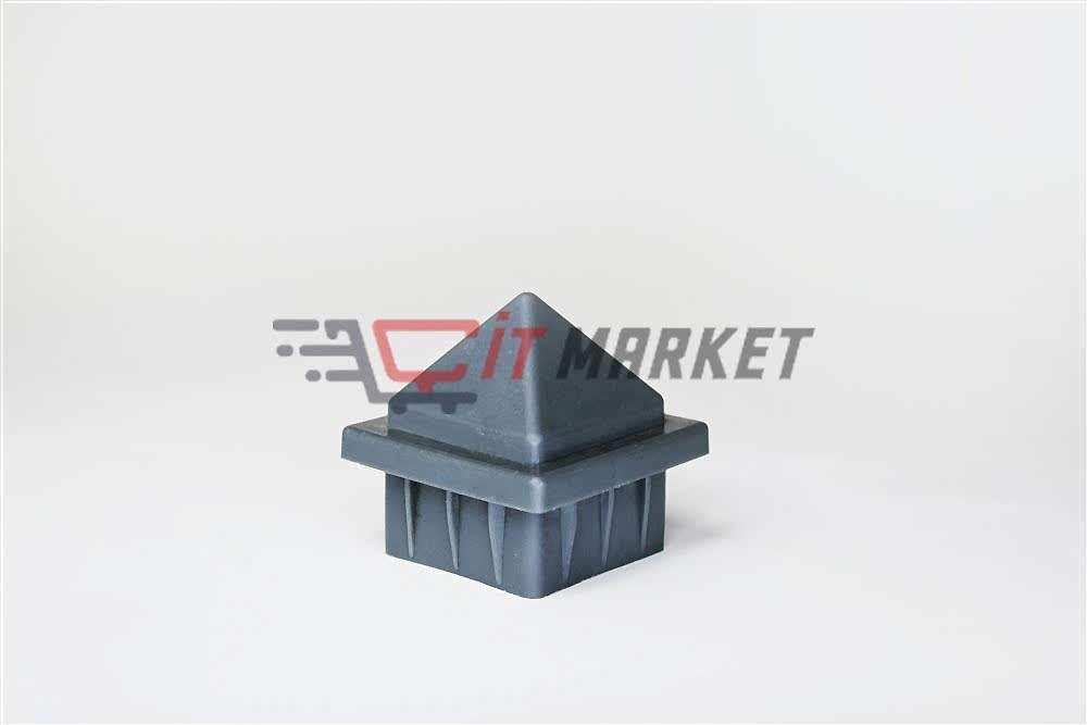 Plastik Antrasit Gri Şapka 20 adet