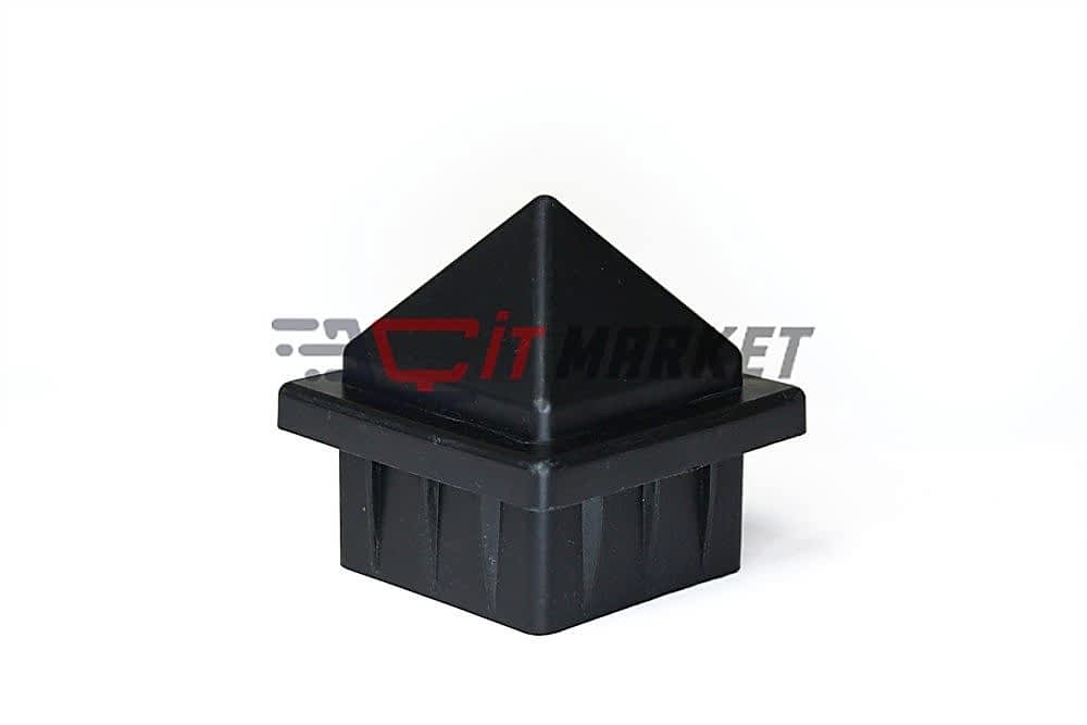 Plastik Siyah Profil Şapka 20 adet